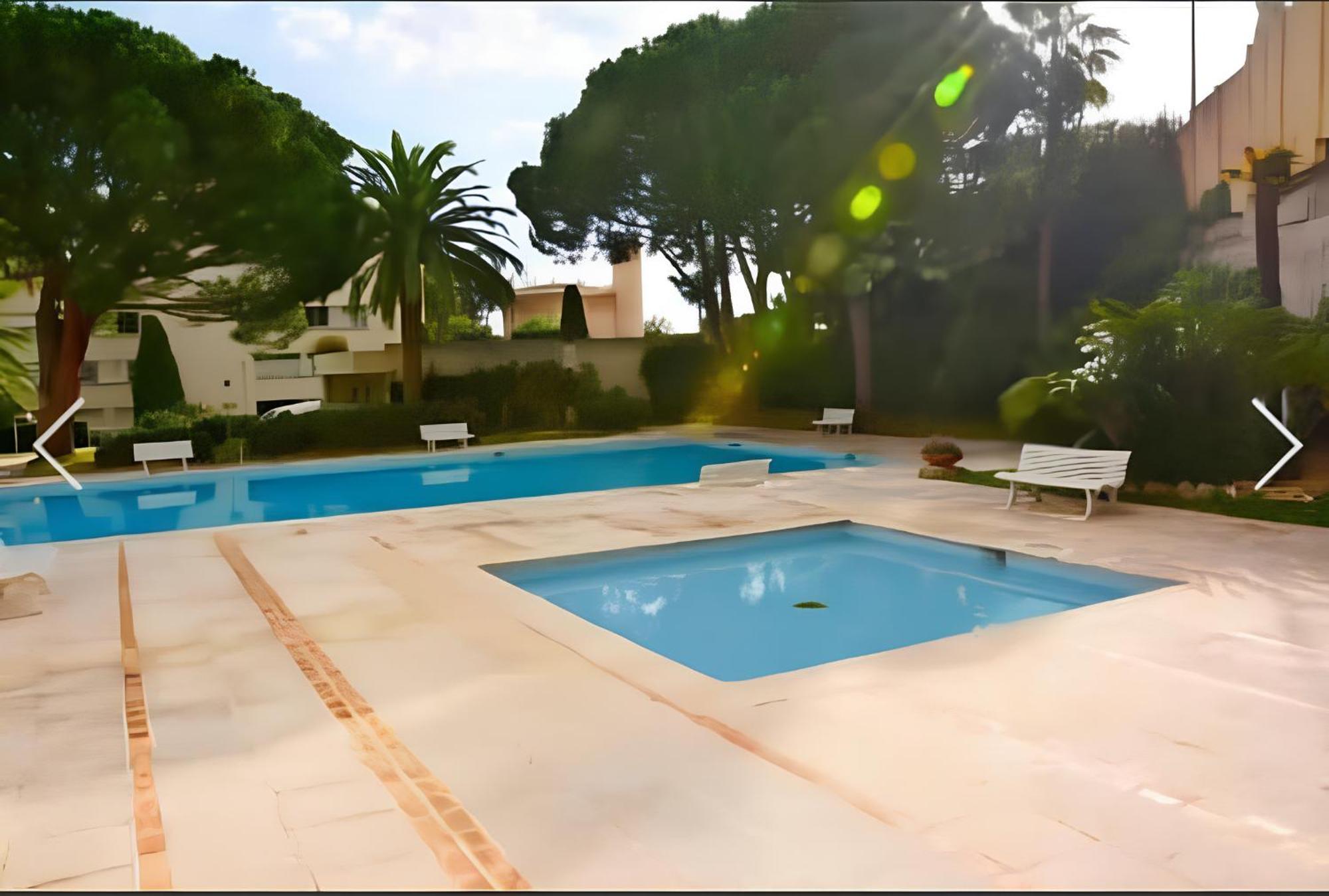 GOLFE JUAN Studio dans résidence avec piscine Vallauris Exterior foto